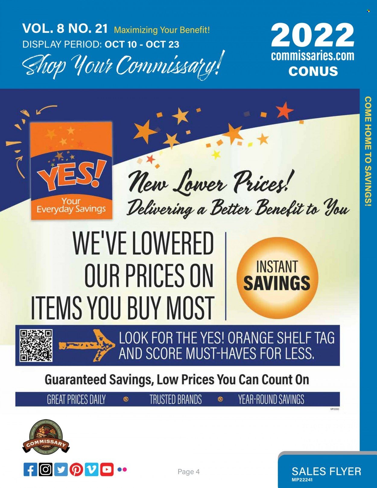 Commissary Weekly Ad Flyer Specials October 10 to October 23, 2022