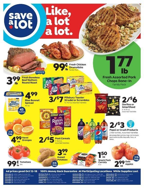 Save a Lot Weekly Ad Flyer Specials October 12 to October 18, 2022