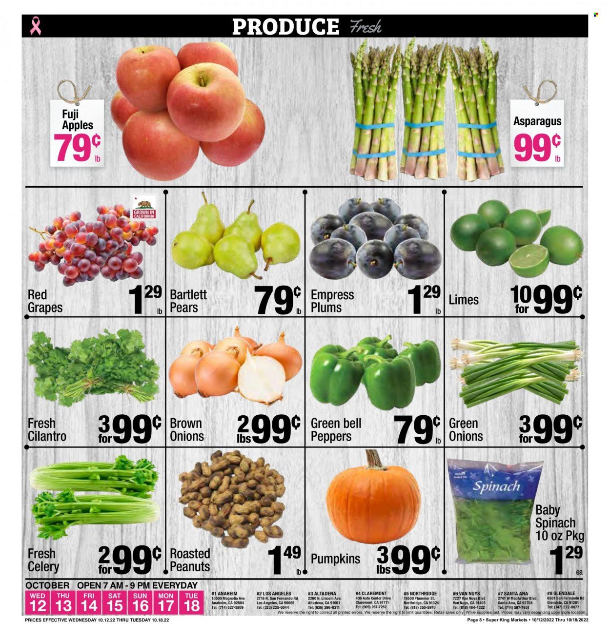 Super King Markets (CA) Weekly Ad Flyer Specials October 12 to October 18, 2022