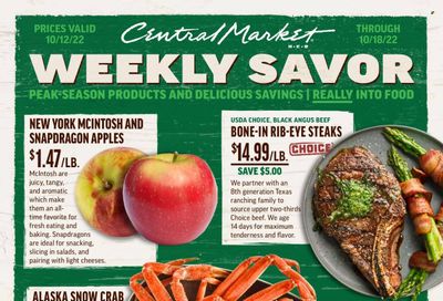 Central Market (TX) Weekly Ad Flyer Specials October 12 to October 18, 2022