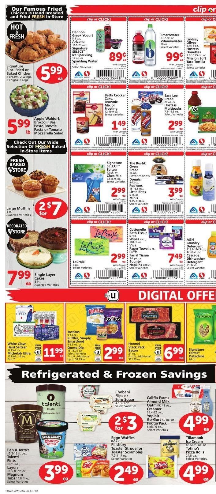 Safeway (AZ, CO, ID, MT, NE, NM) Weekly Ad Flyer Specials October 12 to October 18, 2022