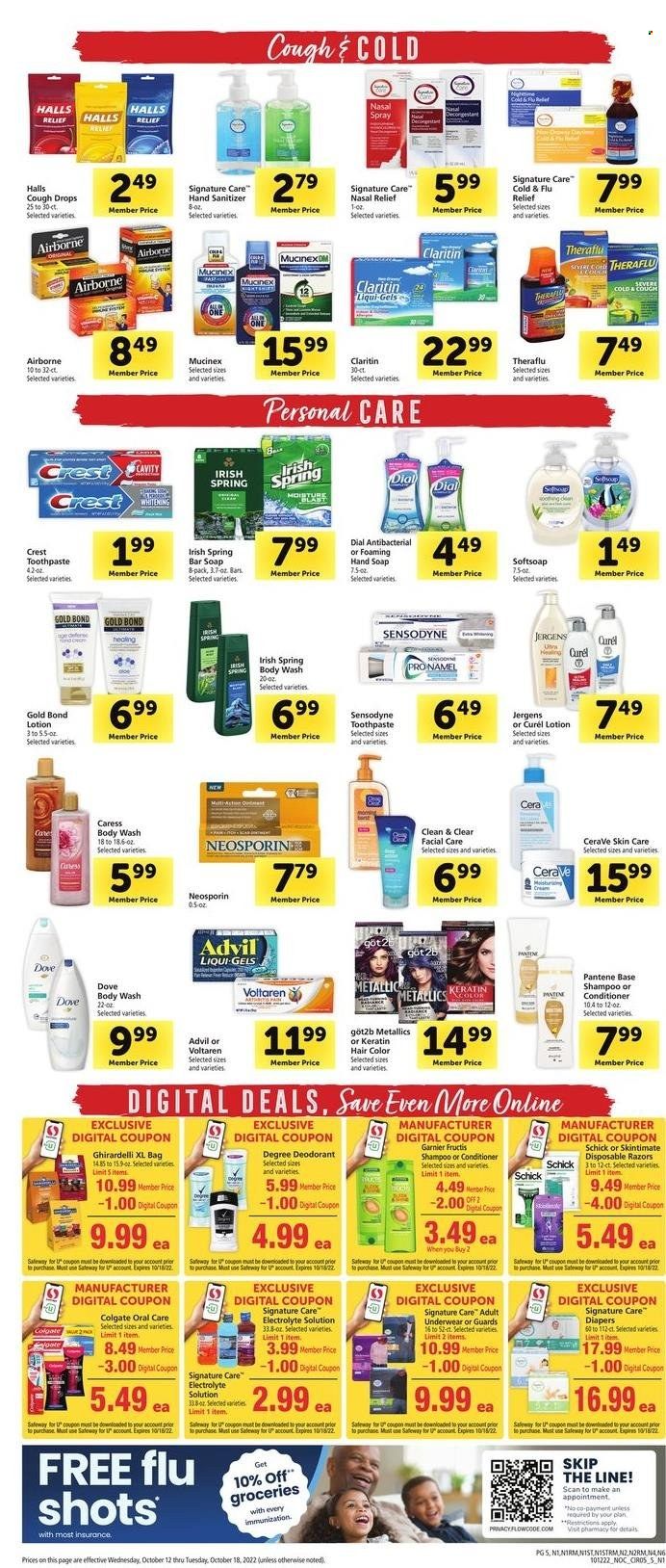 Safeway (CA, HI, OR, WA) Weekly Ad Flyer Specials October 12 to October 18, 2022