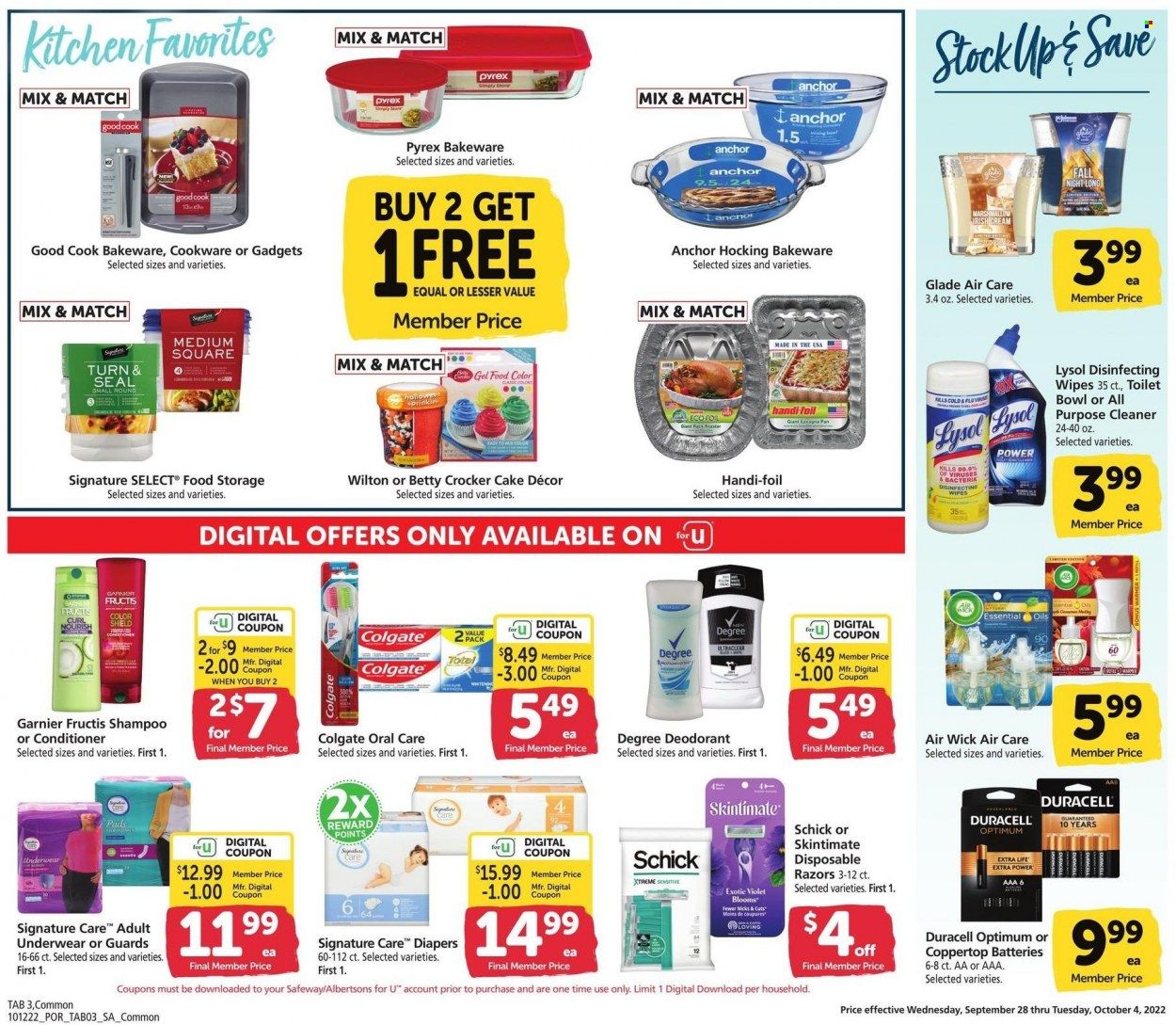 Safeway (OR) Weekly Ad Flyer Specials October 12 to October 18, 2022