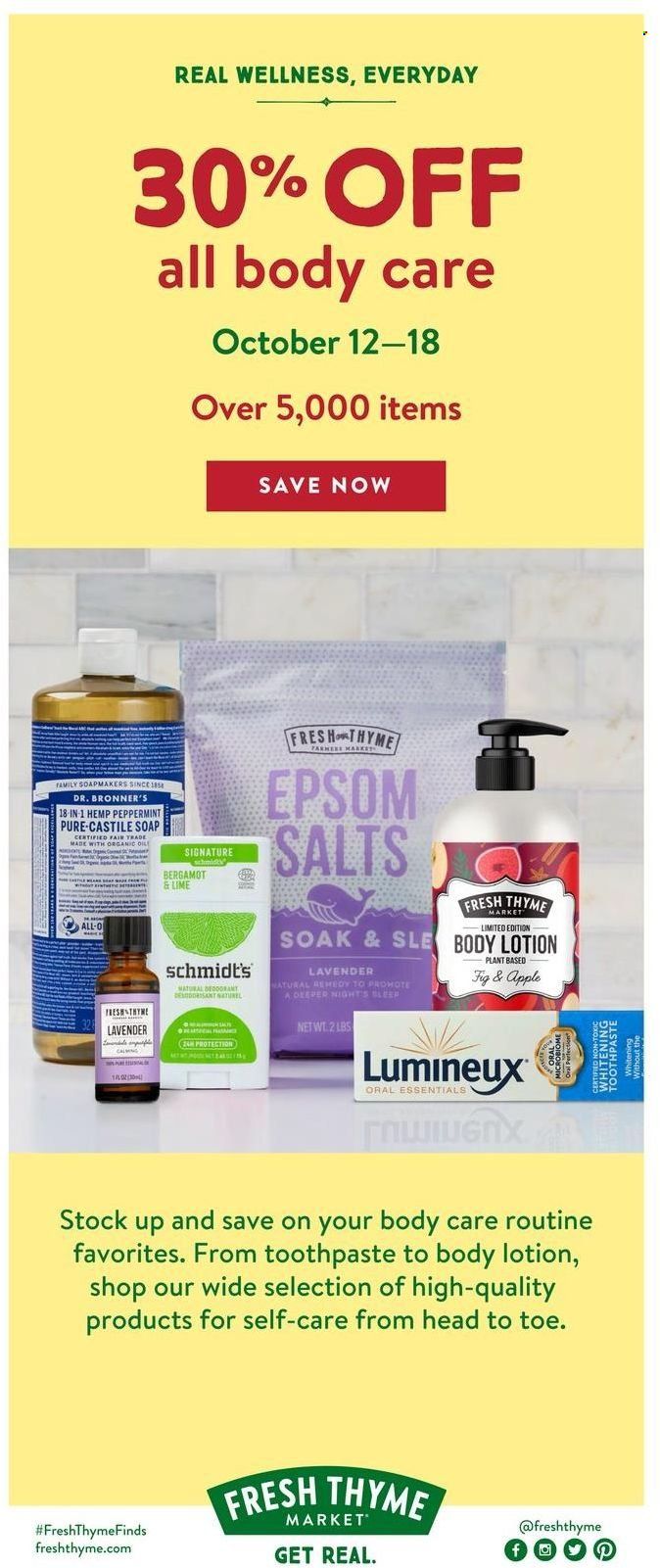 Fresh Thyme Weekly Ad Flyer Specials October 12 to October 18, 2022