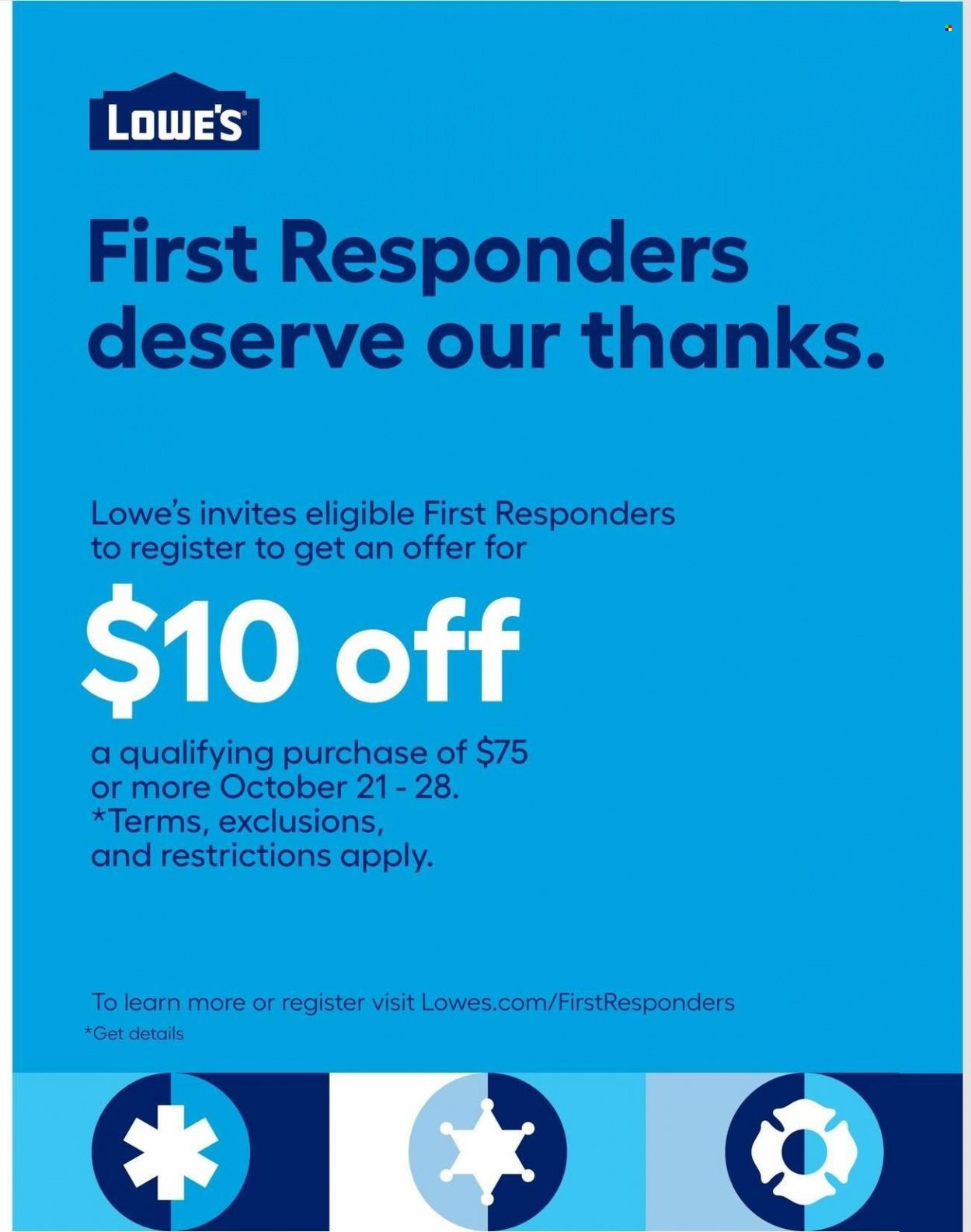 Lowe's Weekly Ad Flyer Specials October 10 to October 14, 2022