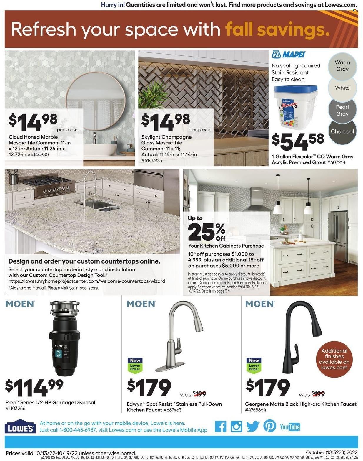 Lowe's Weekly Ad Flyer Specials October 13 to October 19, 2022