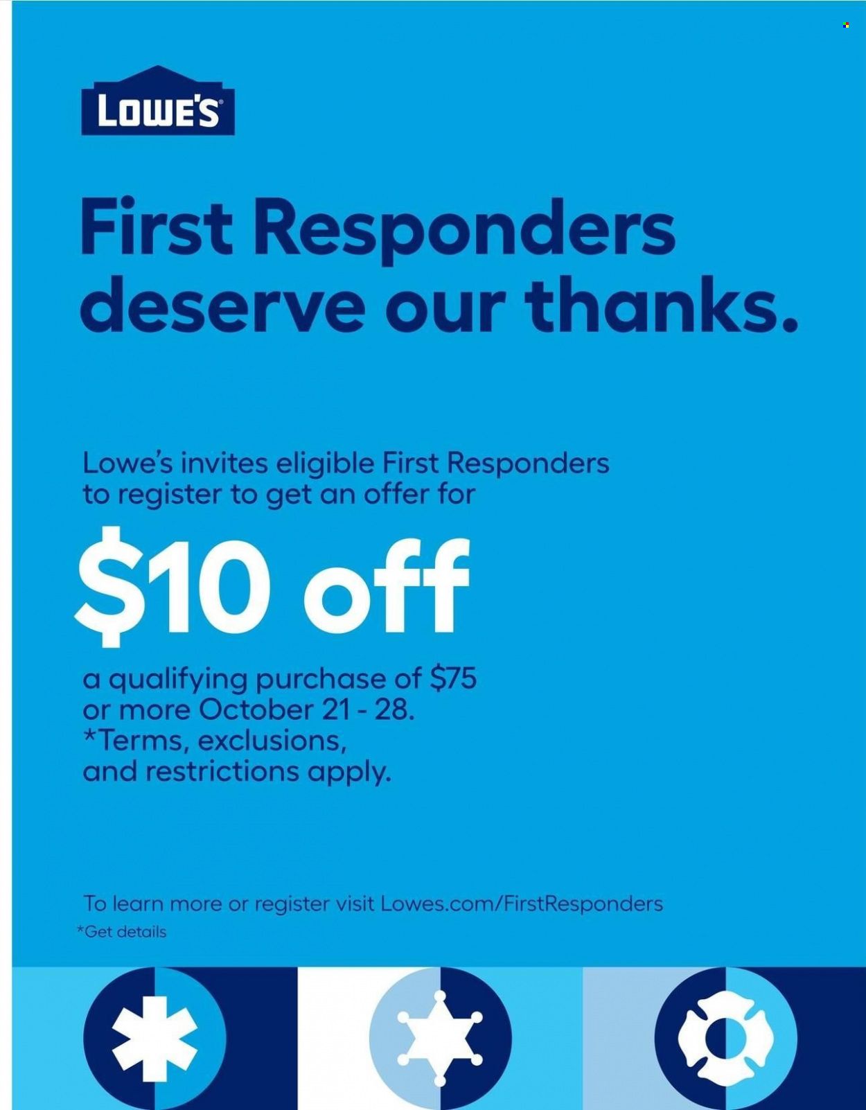 Lowe's Weekly Ad Flyer Specials October 13 to October 19, 2022