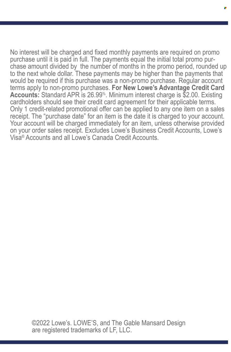 Lowe's Weekly Ad Flyer Specials October 13 to October 19, 2022