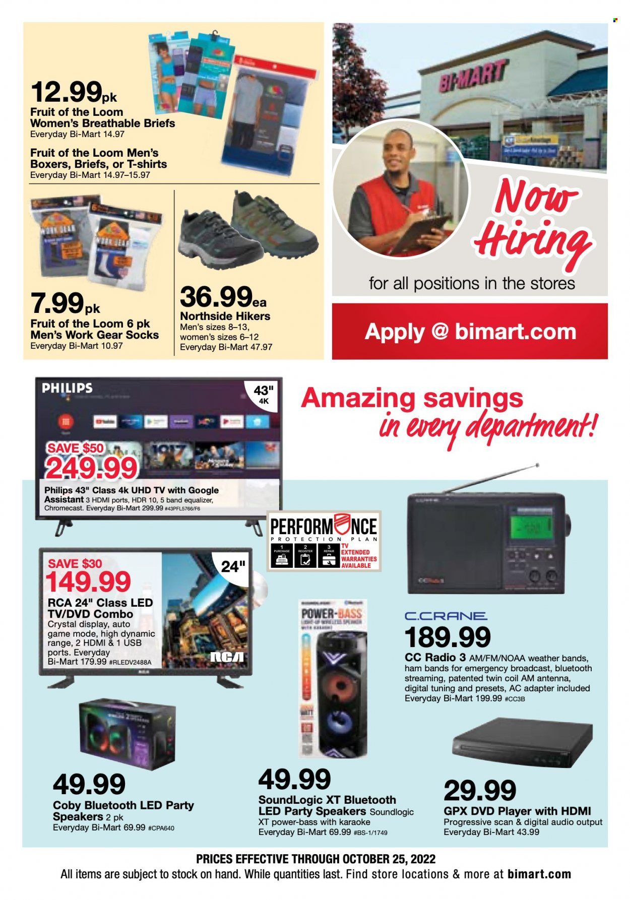 Bi-Mart (ID, OR, WA) Weekly Ad Flyer Specials October 12 to October 25, 2022