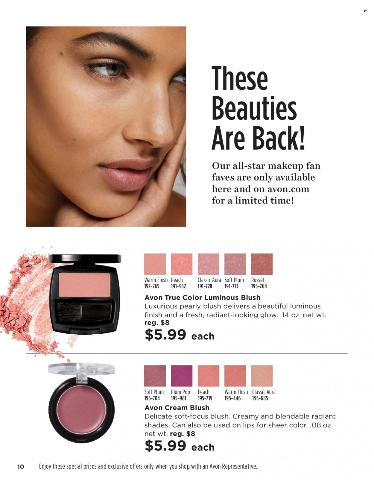 Avon Weekly Ad Flyer Specials October 12 to October 25, 2022