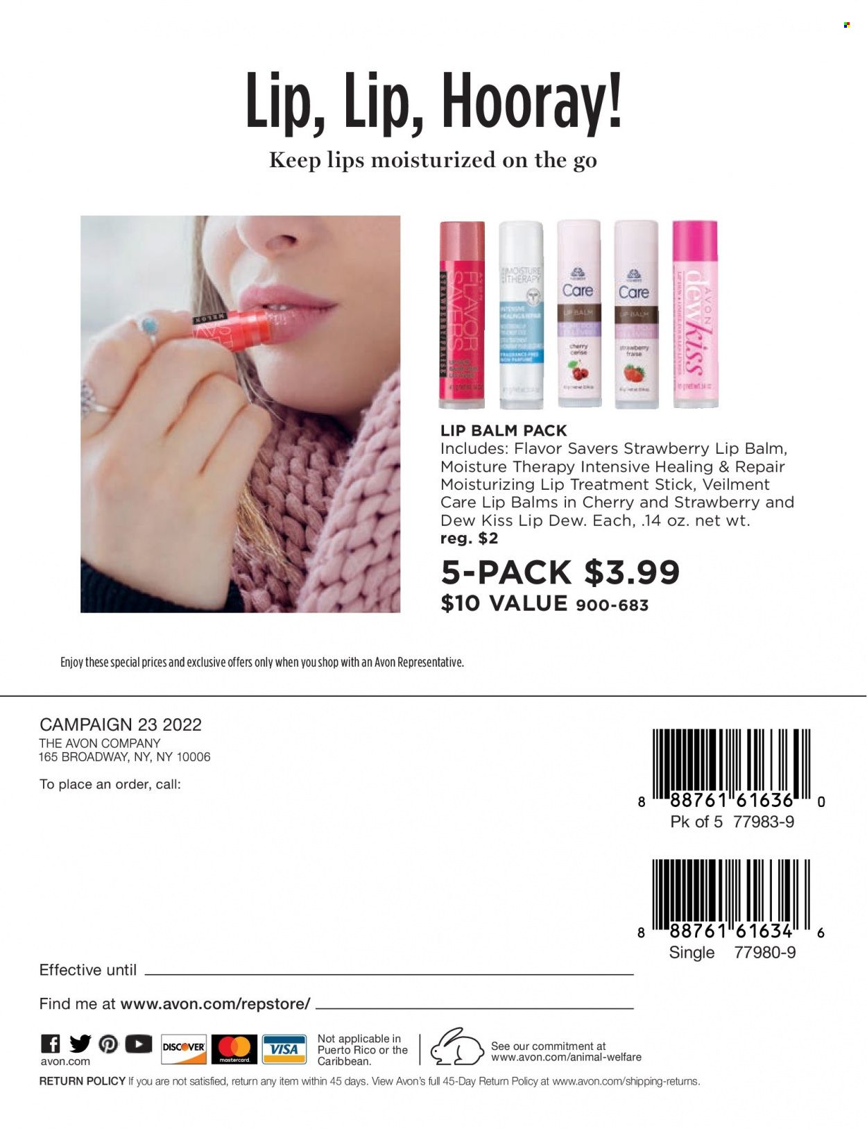 Avon Weekly Ad Flyer Specials October 12 to October 25, 2022