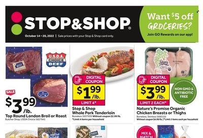 Stop & Shop (NJ) Weekly Ad Flyer Specials October 14 to October 20, 2022