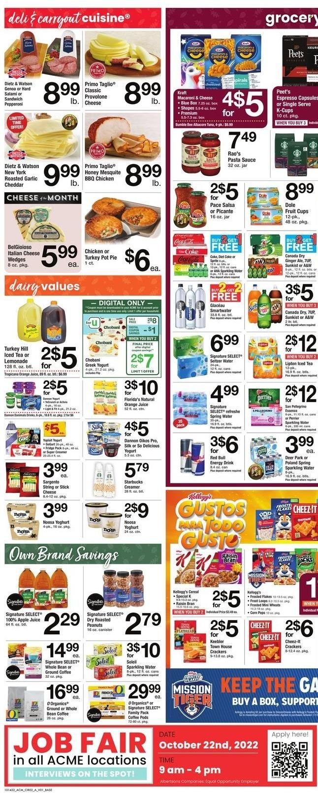 ACME (DE, NJ, NY, PA) Weekly Ad Flyer Specials October 14 to October 20, 2022