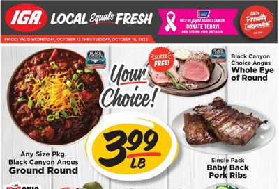 IGA (OH) Weekly Ad Flyer Specials October 12 to October 18, 2022