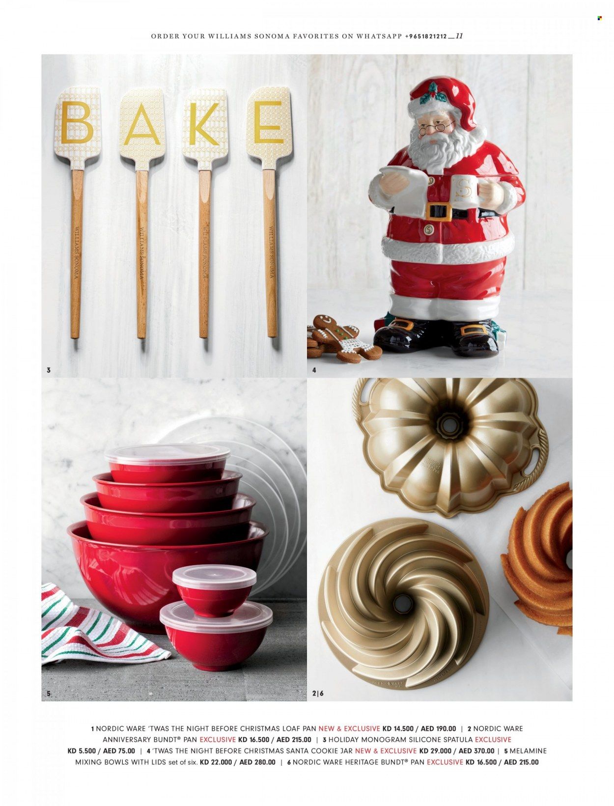 Williams-Sonoma Weekly Ad Flyer Specials December 1 to December 31, 2022