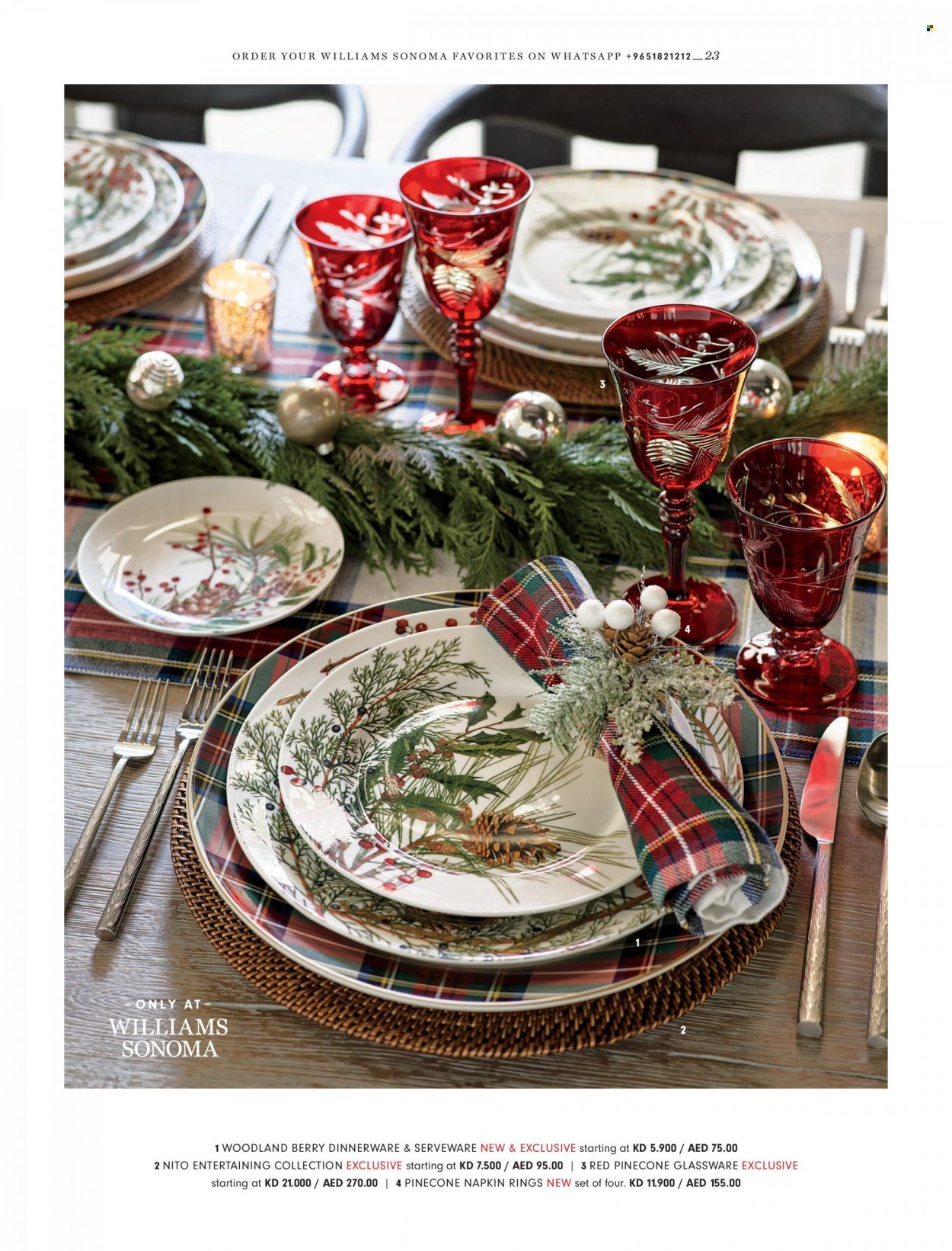Williams-Sonoma Weekly Ad Flyer Specials December 1 to December 31, 2022