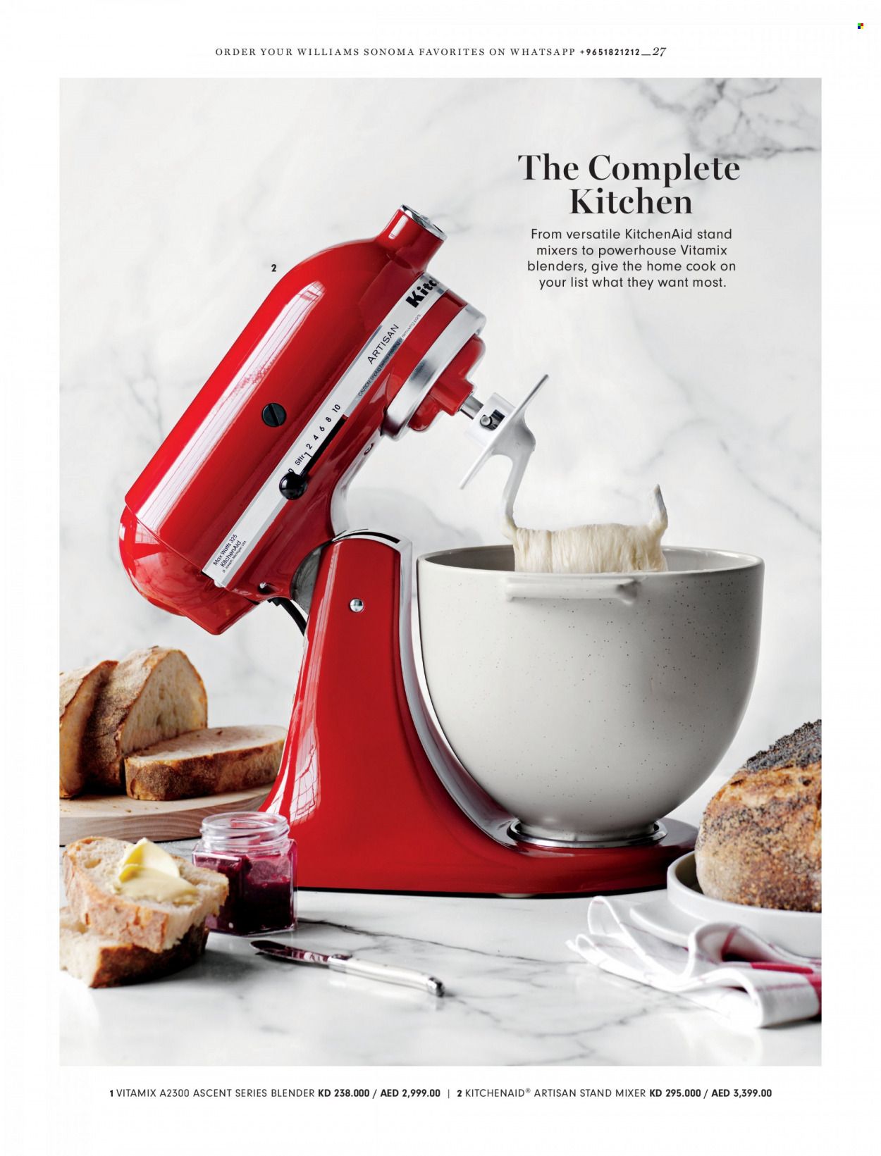 Williams-Sonoma Weekly Ad Flyer Specials December 1 to December 31, 2022