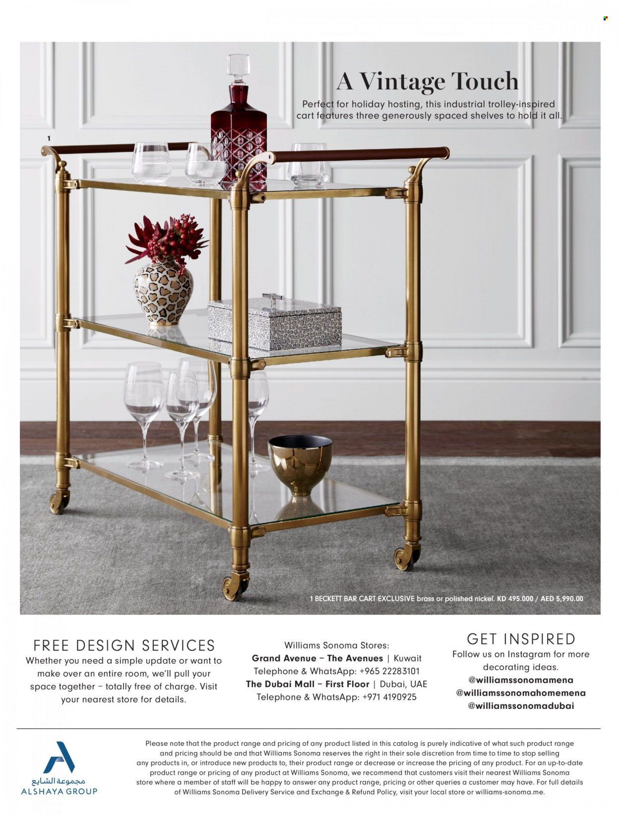 Williams-Sonoma Weekly Ad Flyer Specials December 1 to December 31, 2022