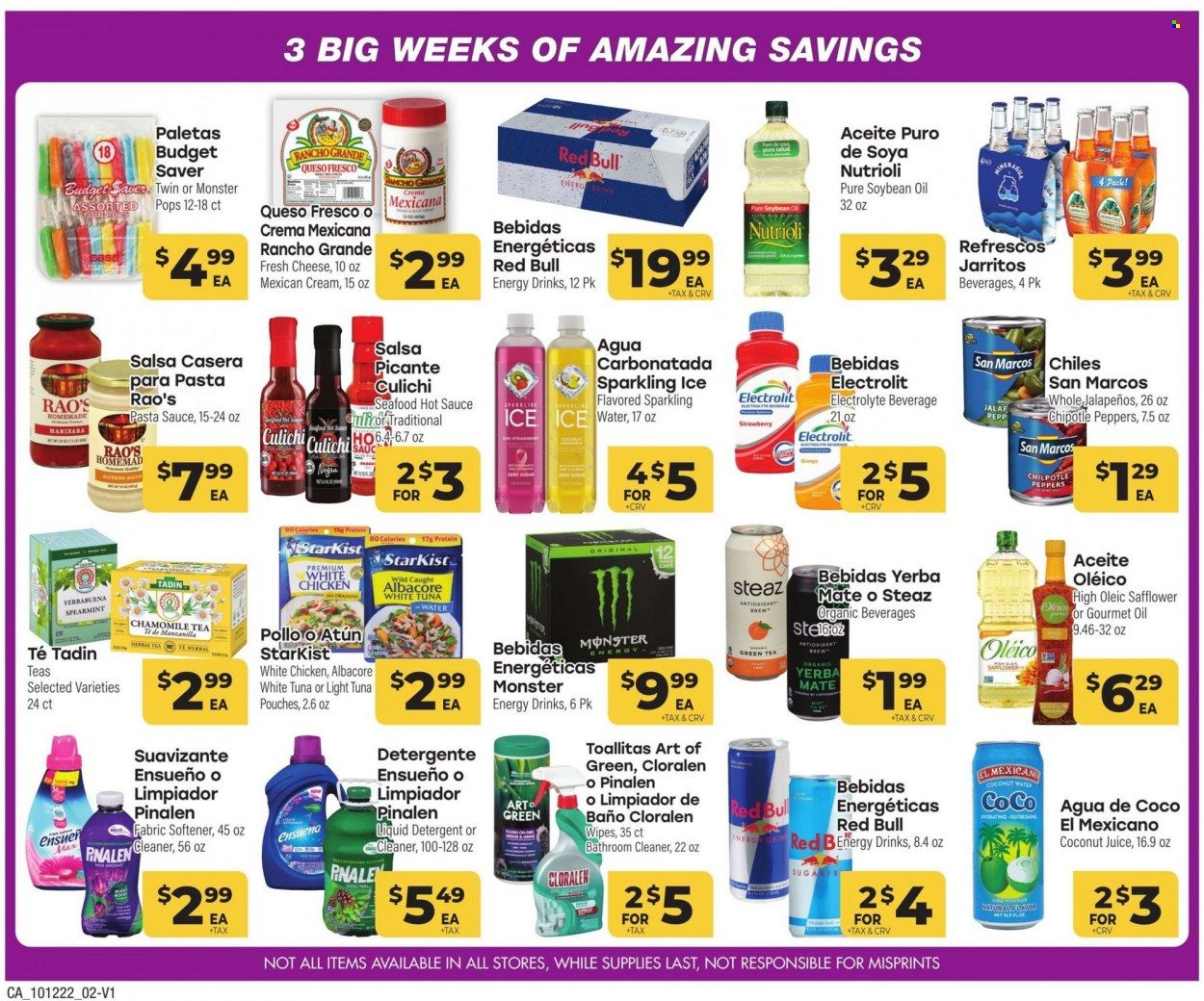 Cardenas (CA, NV) Weekly Ad Flyer Specials October 12 to November 1, 2022