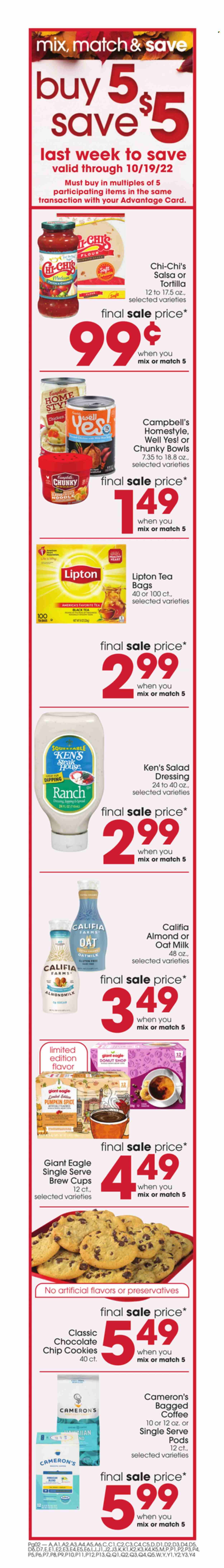 Giant Eagle (OH, PA) Weekly Ad Flyer Specials October 13 to October 19, 2022