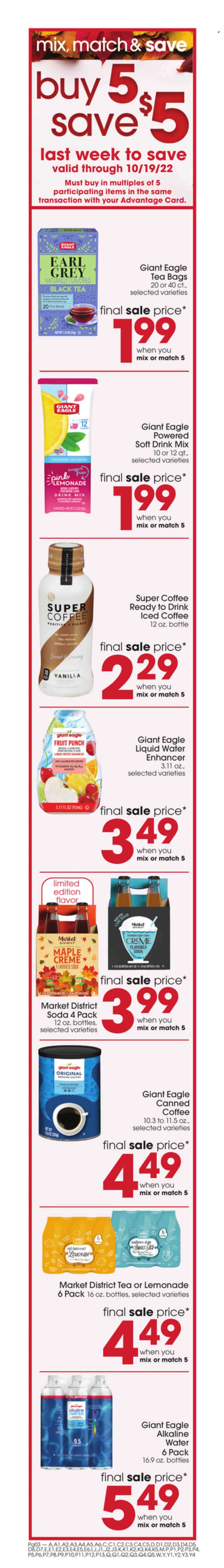 Giant Eagle (OH, PA) Weekly Ad Flyer Specials October 13 to October 19, 2022