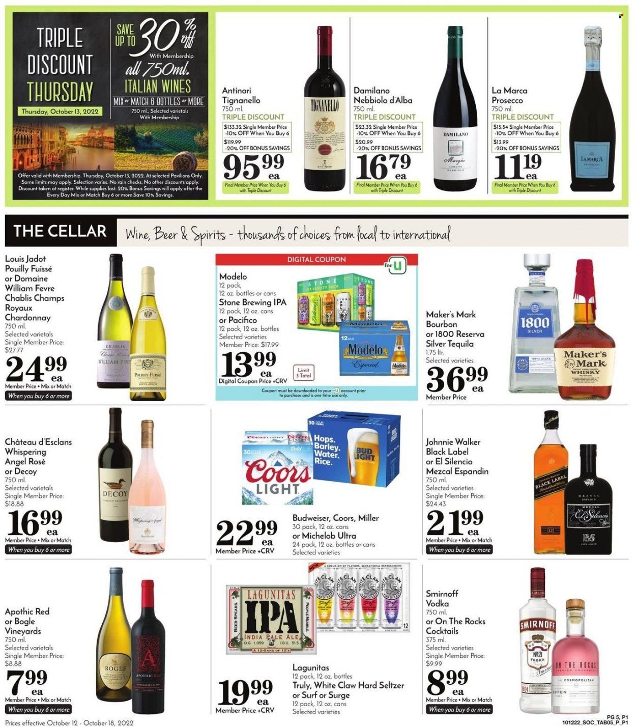 Pavilions (CA) Weekly Ad Flyer Specials October 12 to October 18, 2022