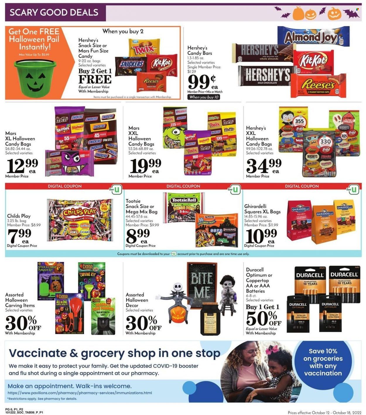 Pavilions (CA) Weekly Ad Flyer Specials October 12 to October 18, 2022