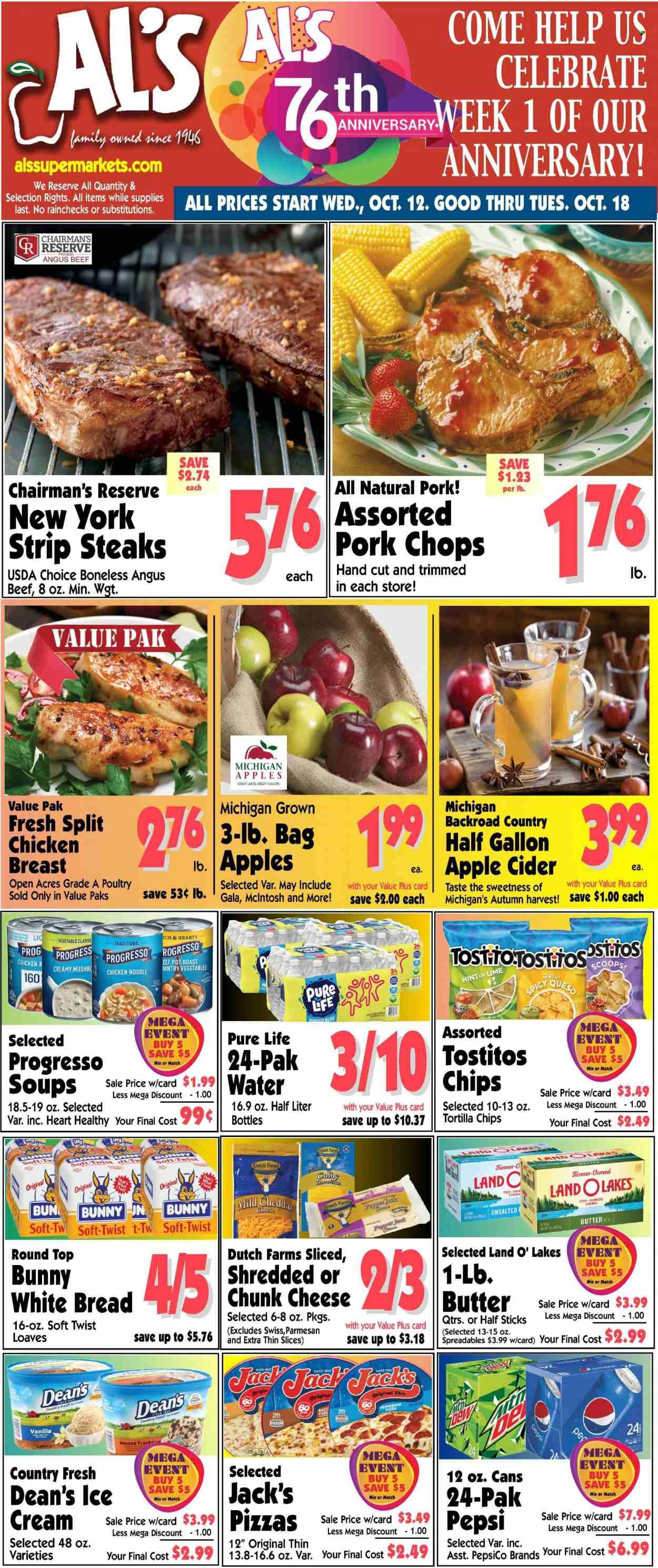 Al's Supermarket (IN) Weekly Ad Flyer Specials October 12 to October 18, 2022
