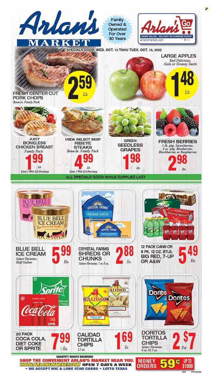Arlan's Market (TX) Weekly Ad Flyer Specials October 12 to October 18, 2022