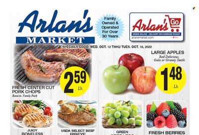 Arlan's Market (TX) Weekly Ad Flyer Specials October 12 to October 18, 2022