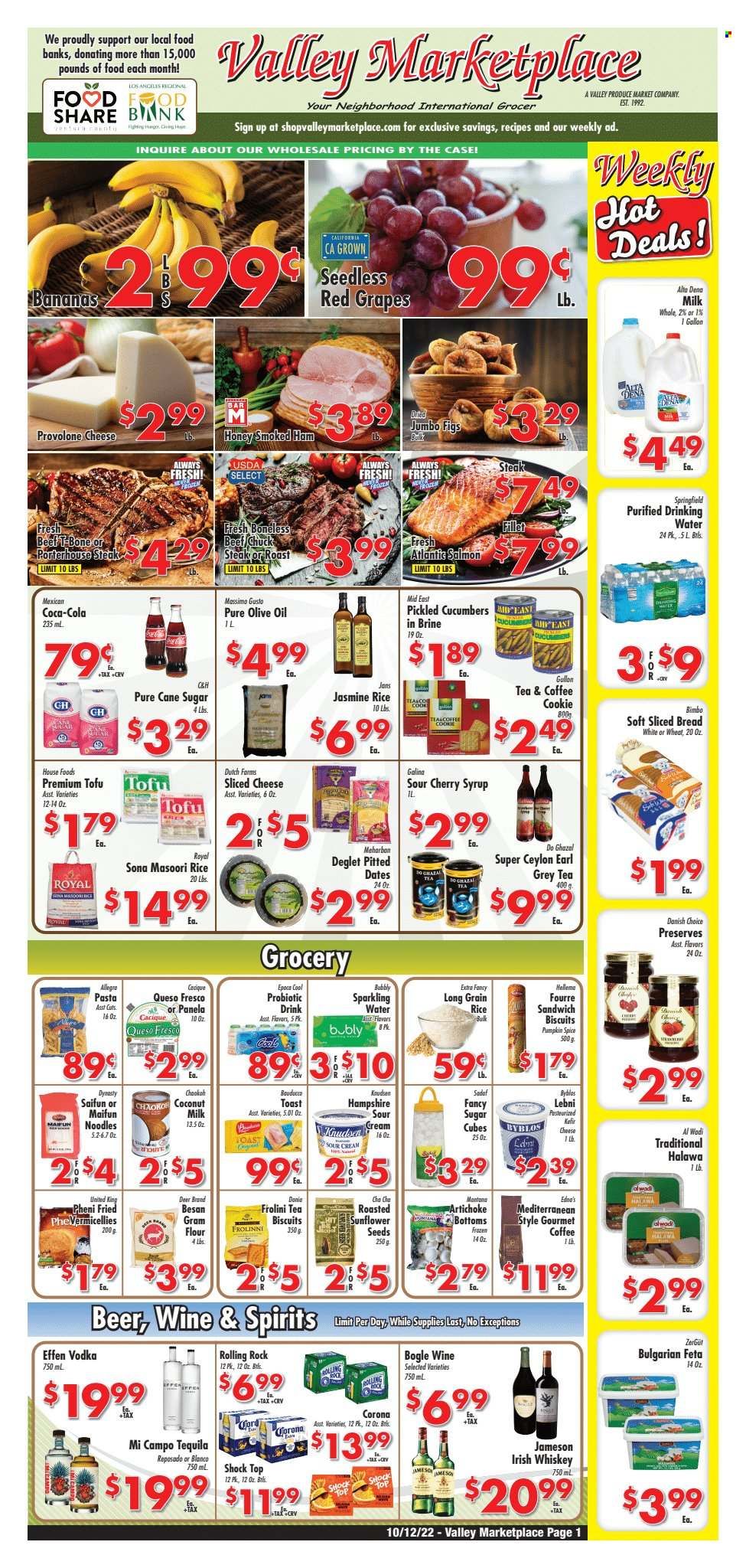 Valley Marketplace (CA) Weekly Ad Flyer Specials October 12 to October 18, 2022