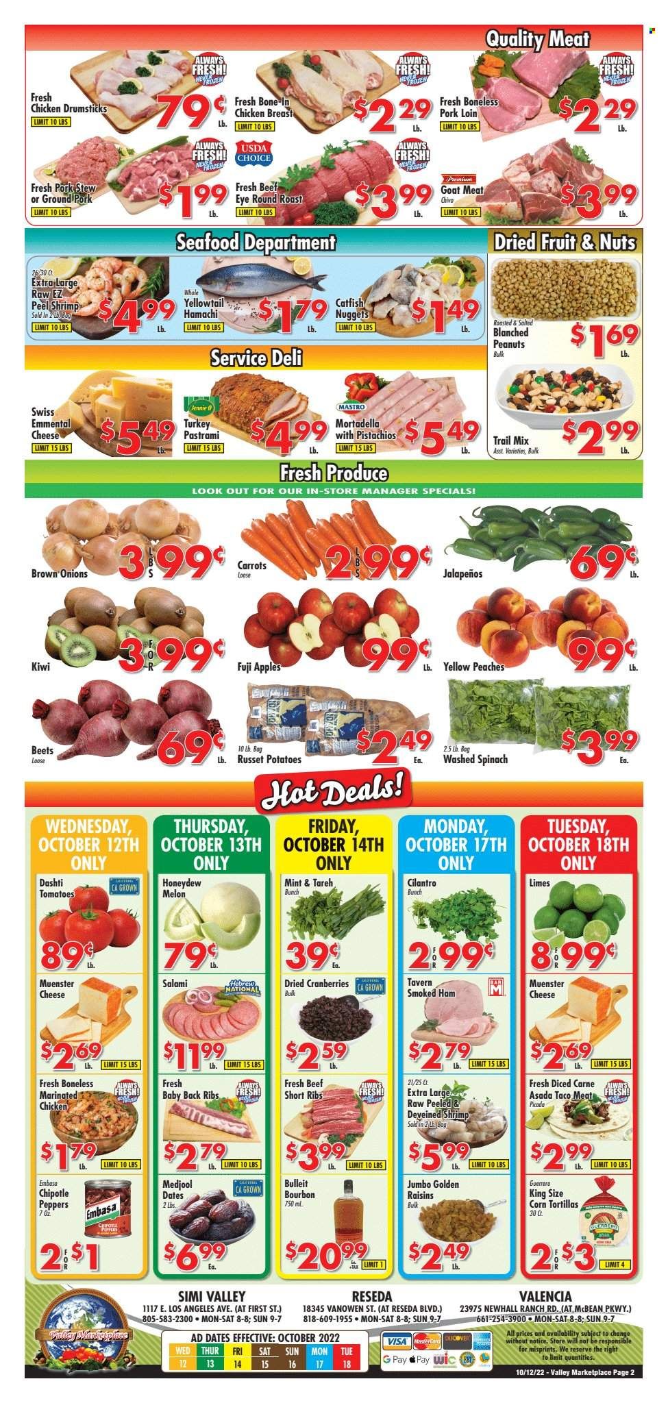 Valley Marketplace (CA) Weekly Ad Flyer Specials October 12 to October 18, 2022