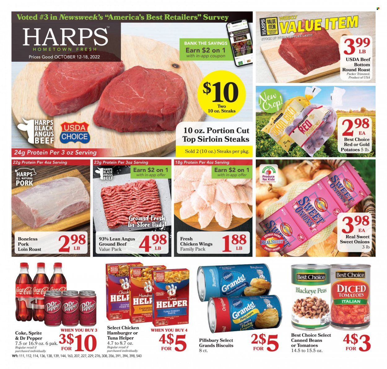 Harps Hometown Fresh (AR) Weekly Ad Flyer Specials October 12 to October 18, 2022