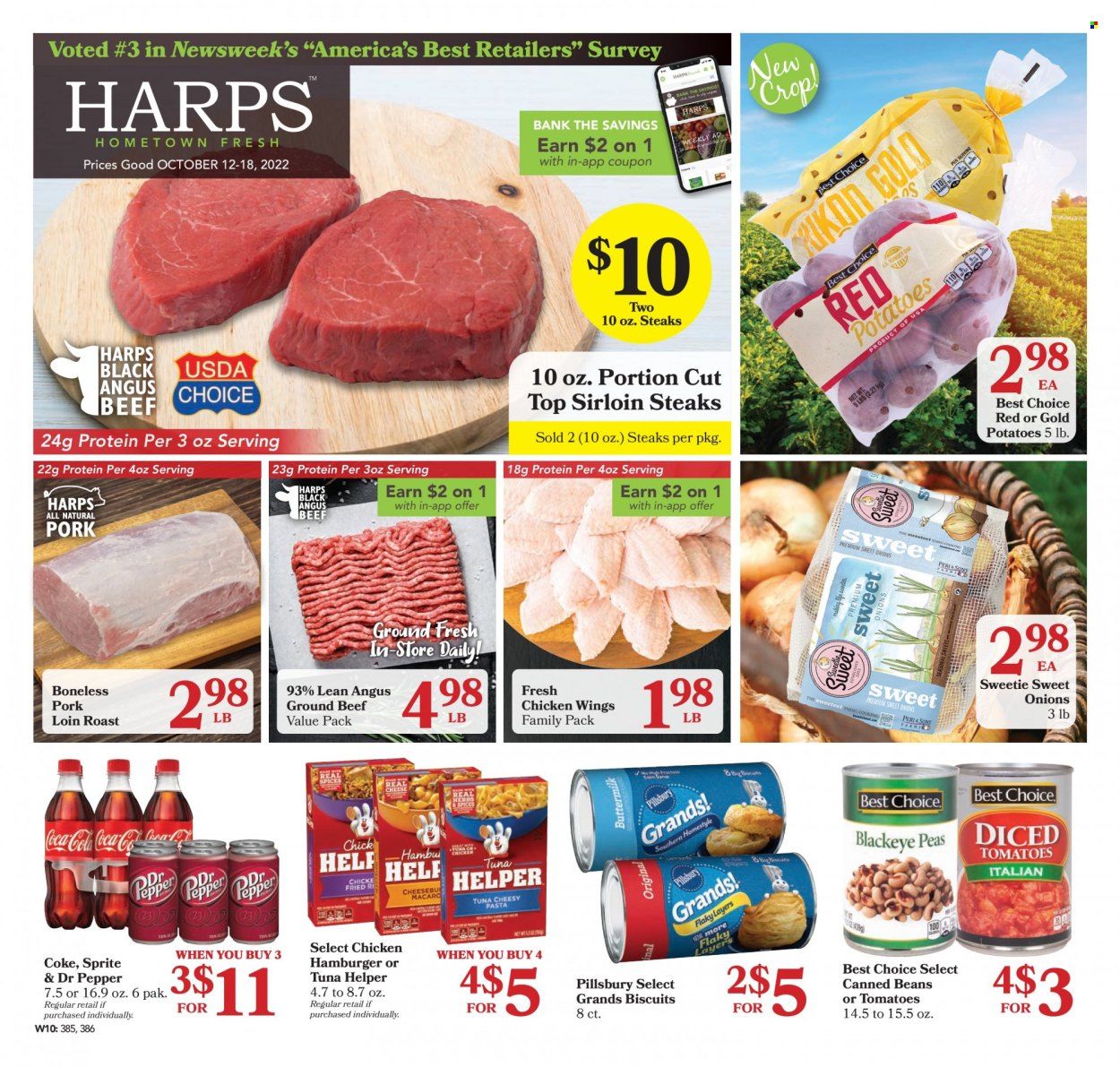 Harps Hometown Fresh (OK) Weekly Ad Flyer Specials October 12 to October 18, 2022