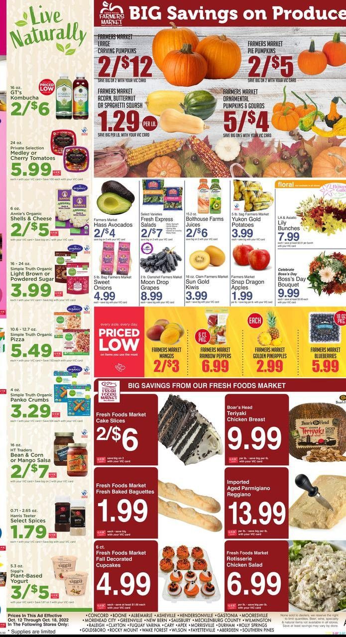 Harris Teeter Weekly Ad Flyer Specials October 12 to October 18, 2022
