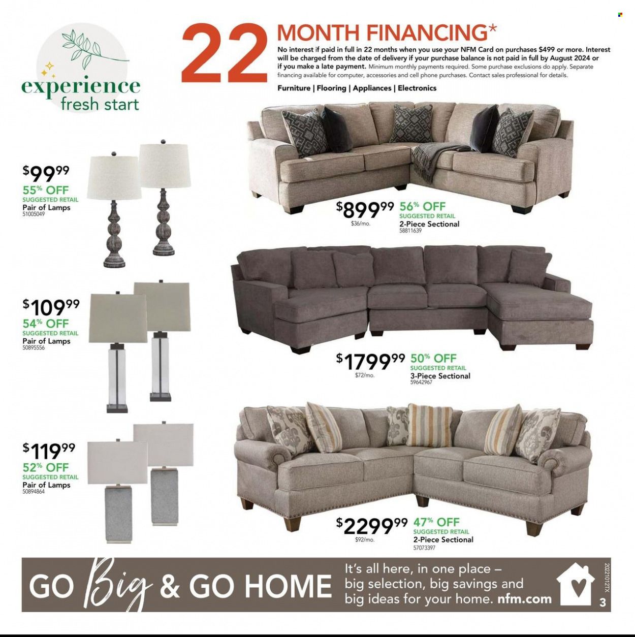 Nebraska Furniture Mart (IA, KS, NE, TX) Weekly Ad Flyer Specials October 12 to October 18, 2022