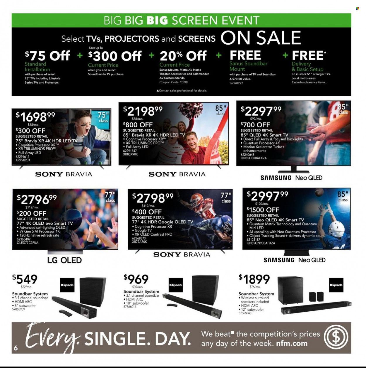 Nebraska Furniture Mart (IA, KS, NE, TX) Weekly Ad Flyer Specials October 12 to October 18, 2022