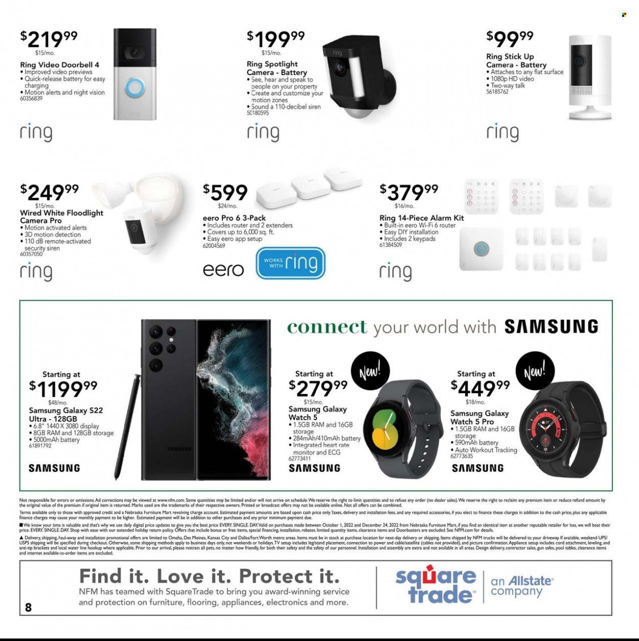 Nebraska Furniture Mart (IA, KS, NE, TX) Weekly Ad Flyer Specials October 12 to October 18, 2022