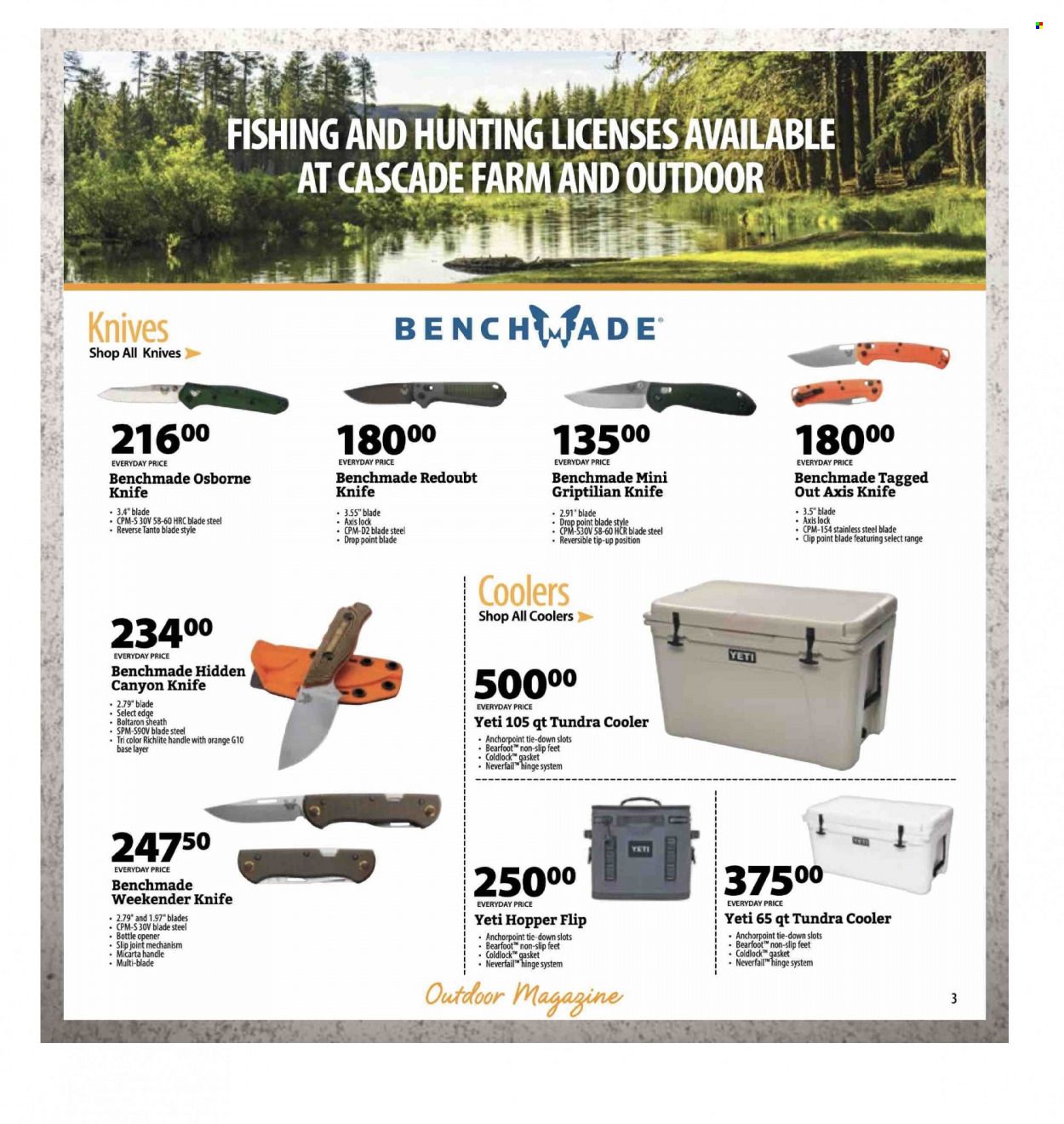 Cascade Farm And Outdoor (OR, WA) Promotions & Flyer Specials November 2022