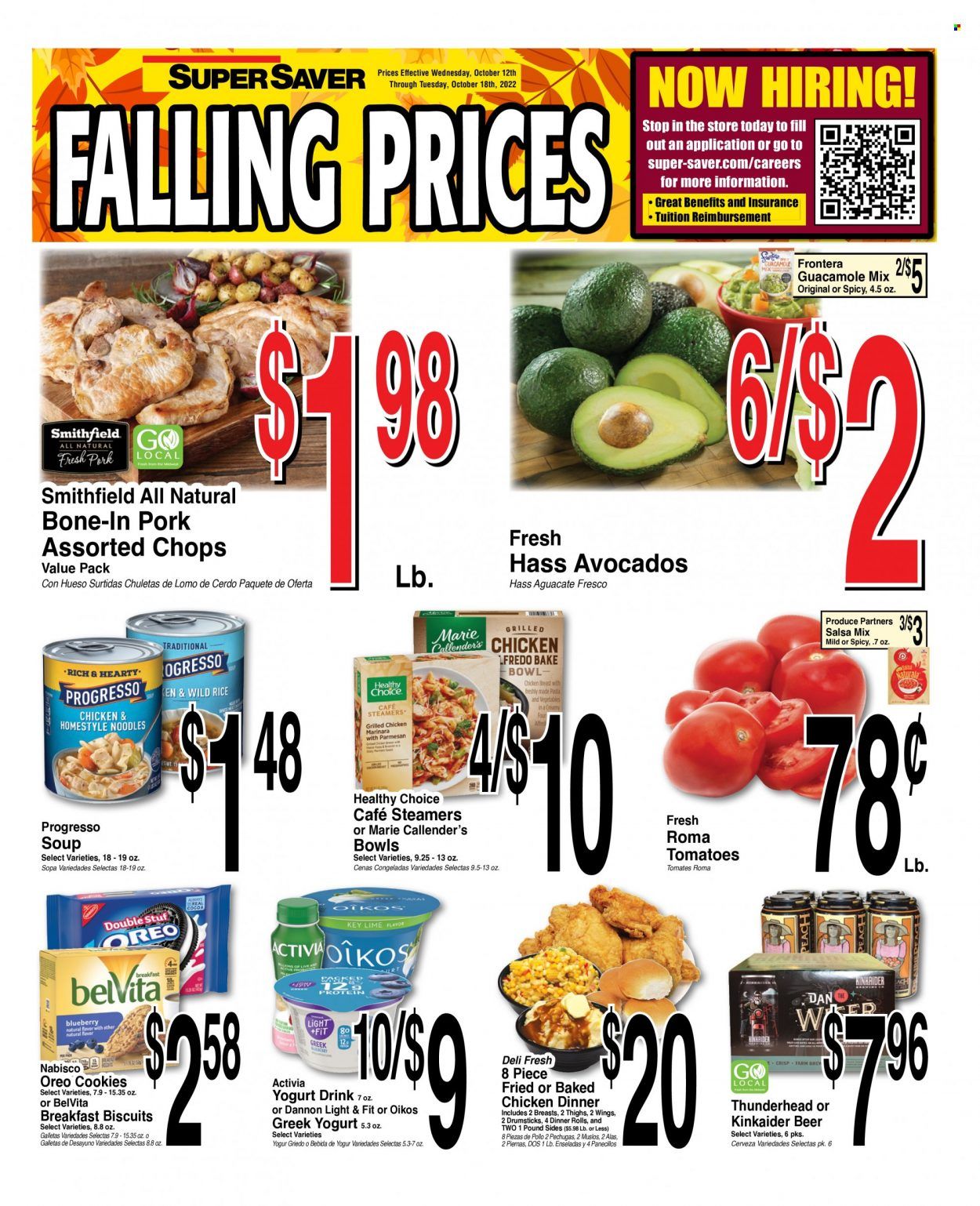 Super Saver Weekly Ad Flyer Specials October 12 to October 18, 2022