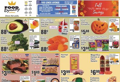 Food Dynasty (NY) Weekly Ad Flyer Specials October 14 to October 20, 2022