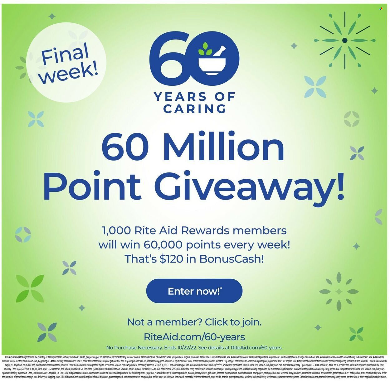 RITE AID Weekly Ad Flyer Specials October 16 to October 22, 2022