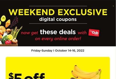 Cub Foods (MN) Weekly Ad Flyer Specials October 14 to October 16, 2022