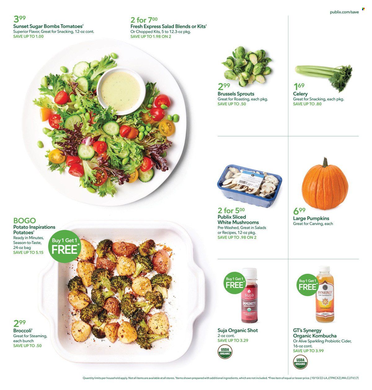 Publix (AL, FL, GA, NC, SC, TN) Weekly Ad Flyer Specials October 13 to October 19, 2022