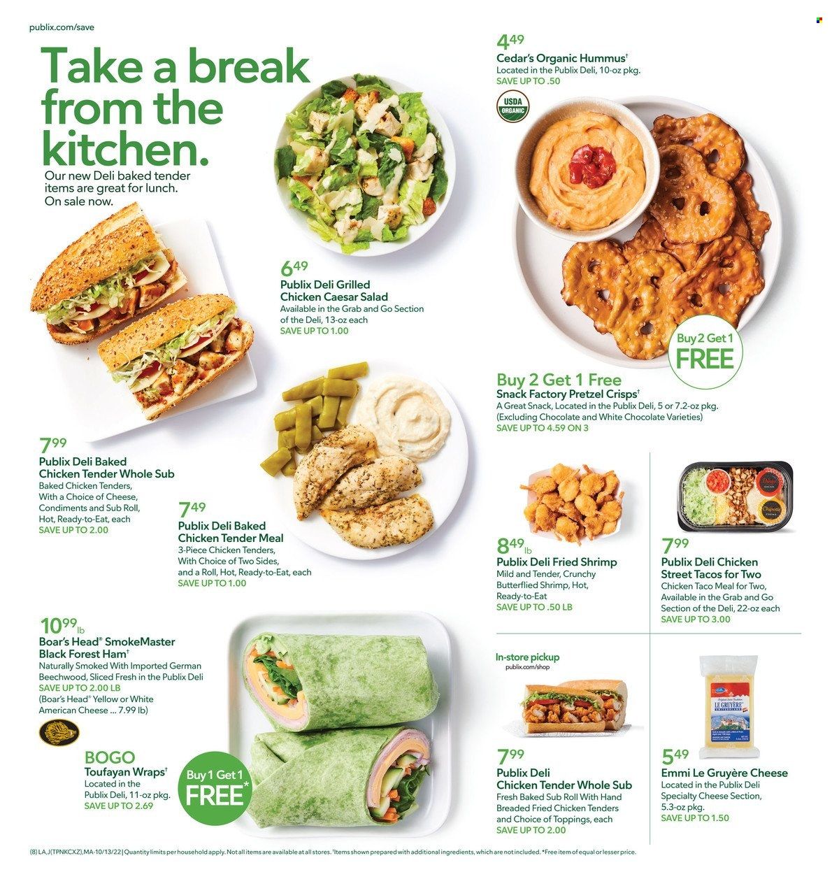 Publix (AL, FL, GA, NC, SC, TN) Weekly Ad Flyer Specials October 13 to October 19, 2022