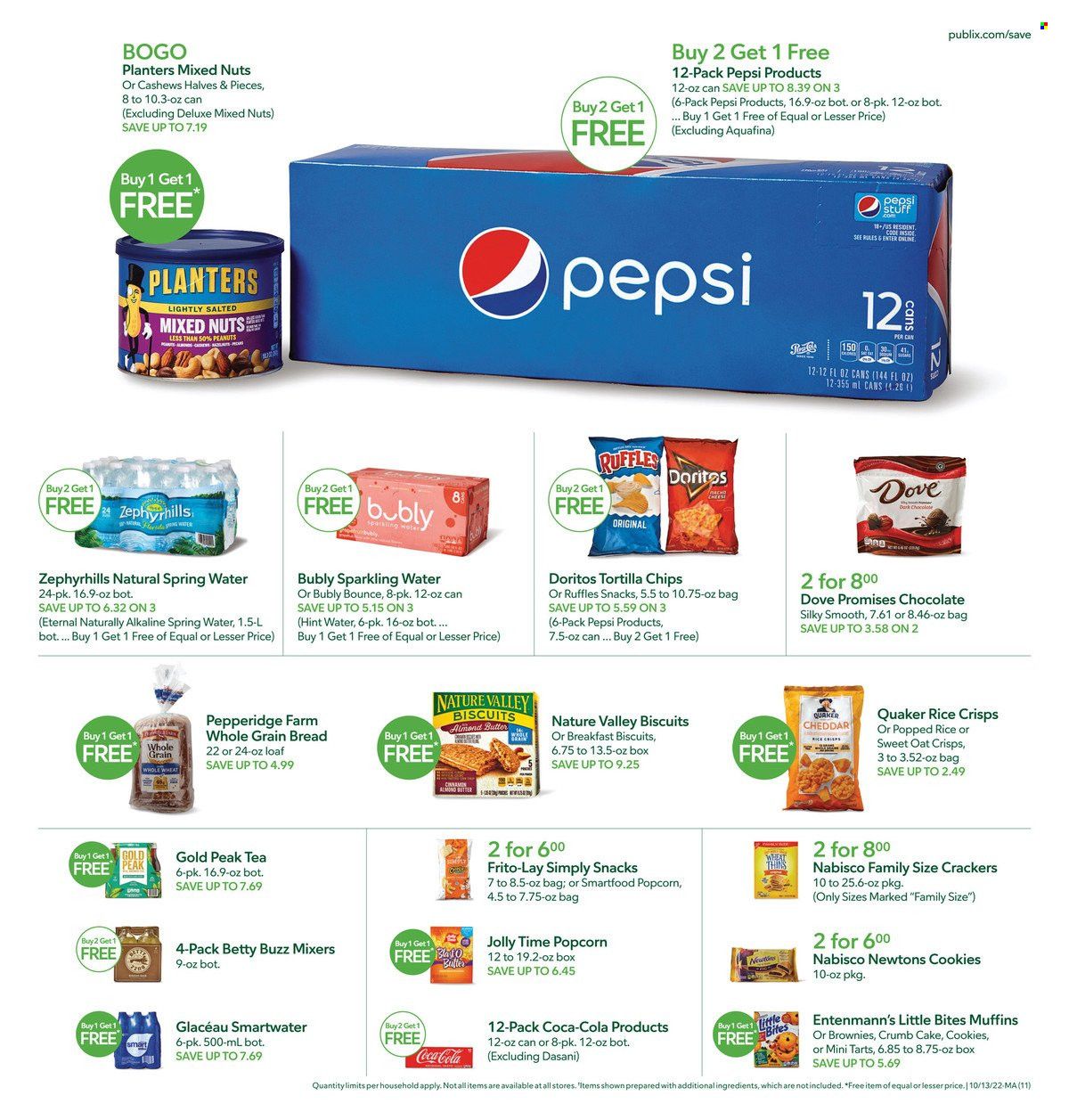 Publix (AL, FL, GA, NC, SC, TN) Weekly Ad Flyer Specials October 13 to October 19, 2022