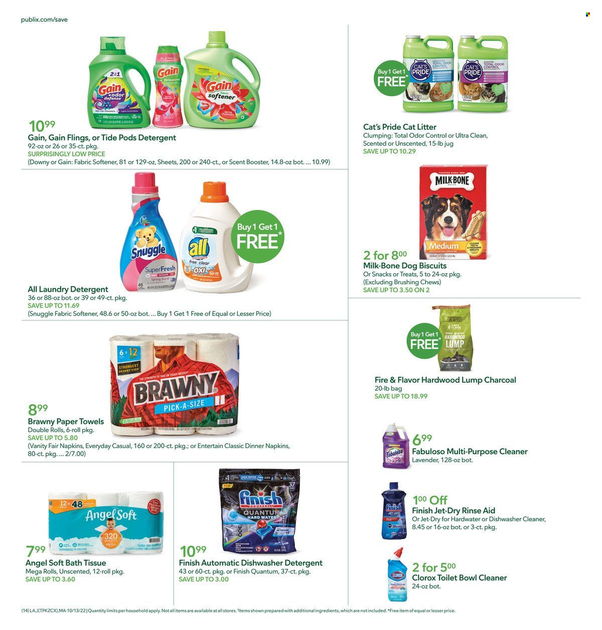 Publix (AL, FL, GA, NC, SC, TN) Weekly Ad Flyer Specials October 13 to October 19, 2022