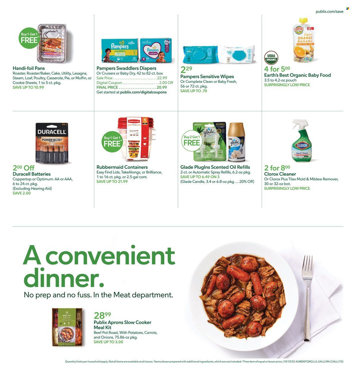 Publix (AL, FL, GA, NC, SC, TN) Weekly Ad Flyer Specials October 13 to October 19, 2022