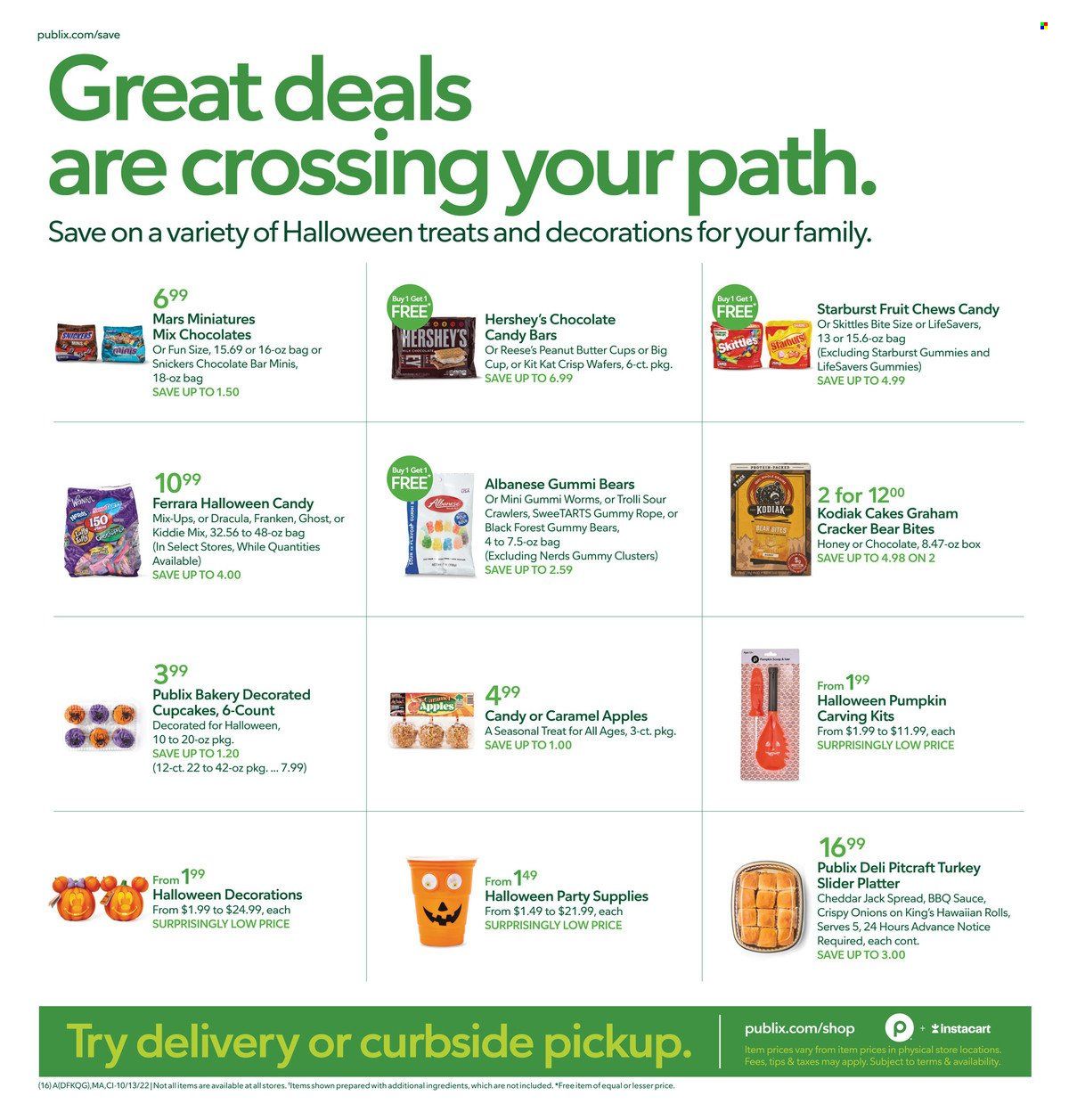 Publix (AL, FL, GA, NC, SC, TN) Weekly Ad Flyer Specials October 13 to October 19, 2022