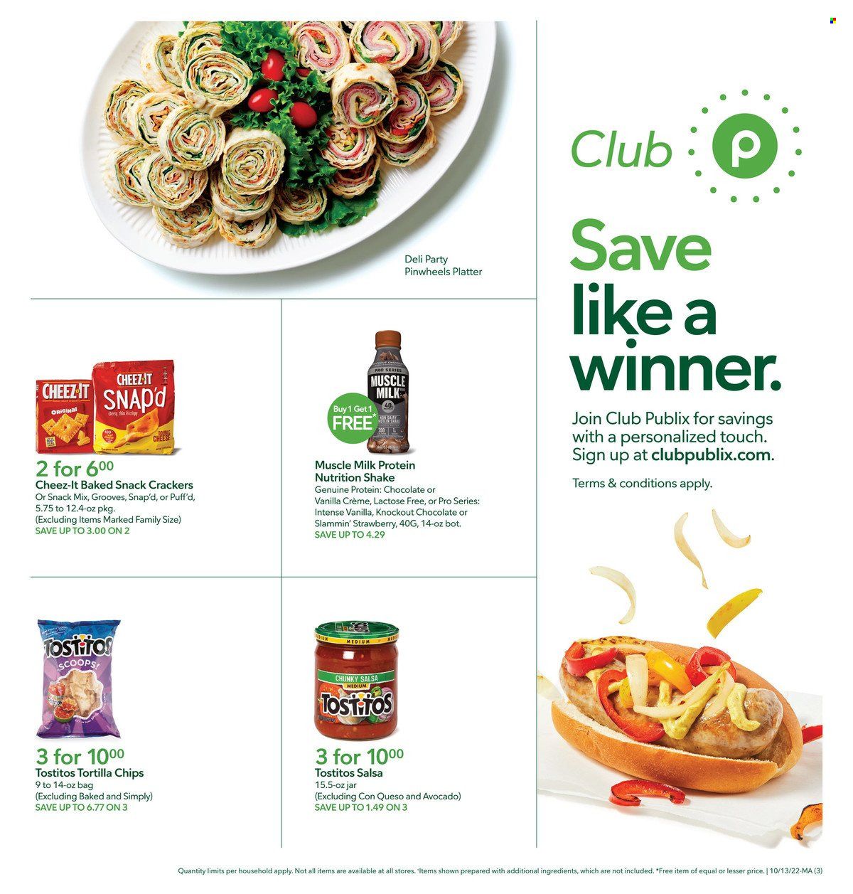 Publix (AL, FL, GA, NC, SC, TN) Weekly Ad Flyer Specials October 13 to October 19, 2022